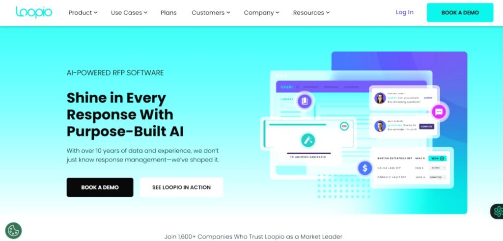9 Best AI Agents for Security Questionnaire: Detailed Comparison 3 Loopio AI Agent